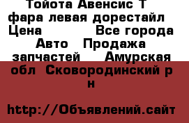 Тойота Авенсис Т22 фара левая дорестайл › Цена ­ 1 500 - Все города Авто » Продажа запчастей   . Амурская обл.,Сковородинский р-н